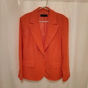 Dana Buchman tangerine blazer